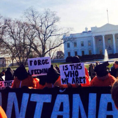 Image from a Gitmo protest