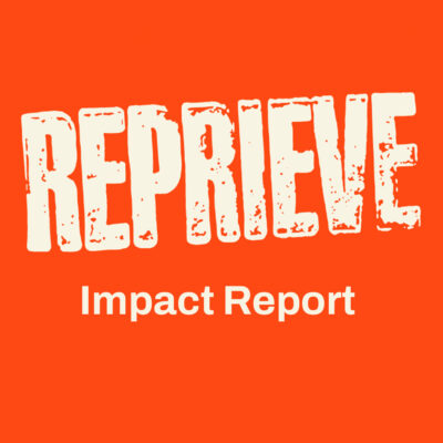 Reprieve logo Impact report