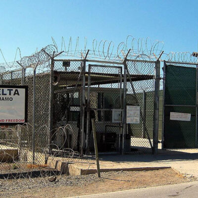 Image of Camp Delta Guantanamo from Wikimedia